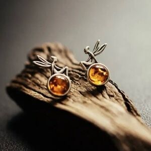 ✨Free People Aine Petite Pixie Amber Color Earrings
